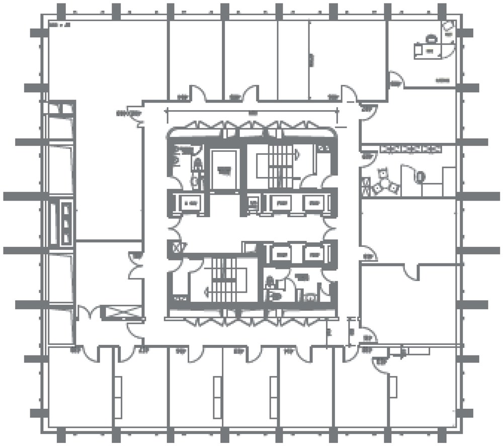 Original fourth-floor plan of Tour Guillot